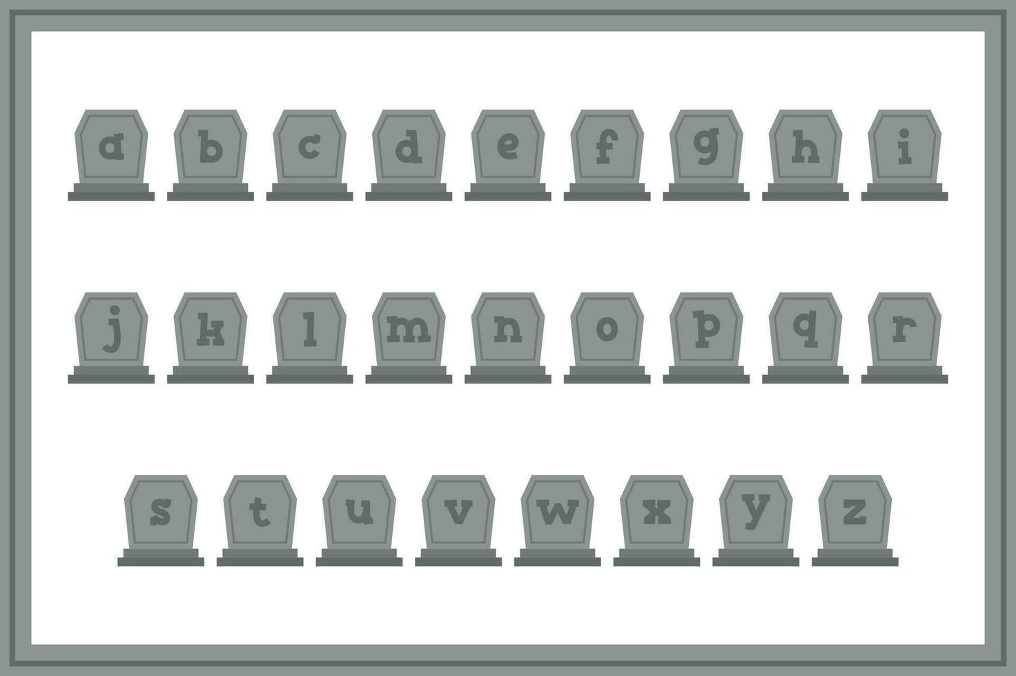 Versatile Collection of Mystic Story Alphabet Letters for Various Uses vector