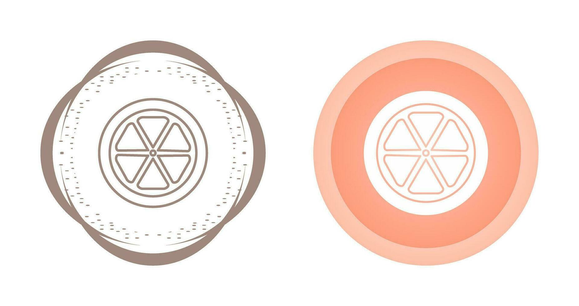 Orange slice Vector Icon