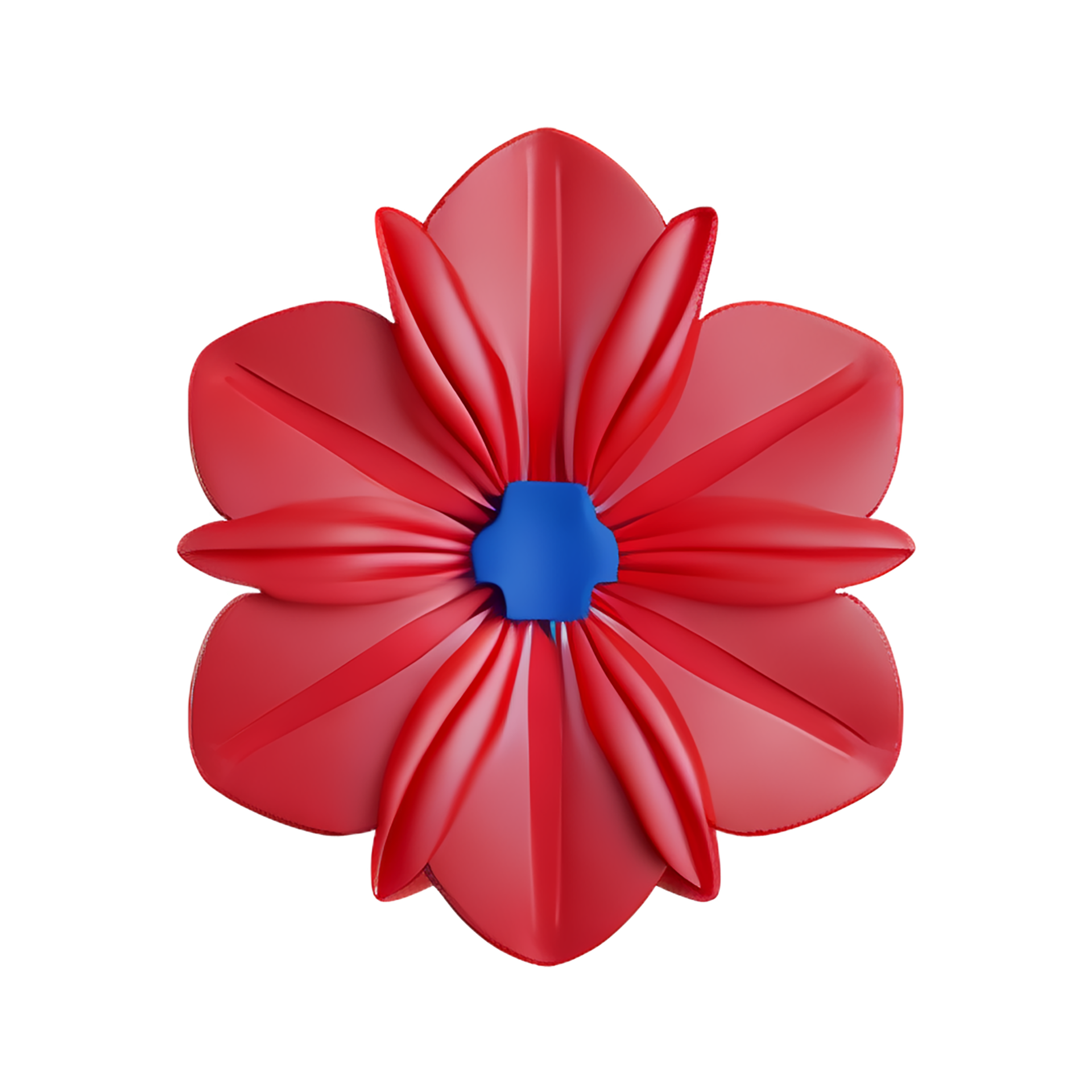 hibiscus 3d rendering icon illustration 28851229 PNG