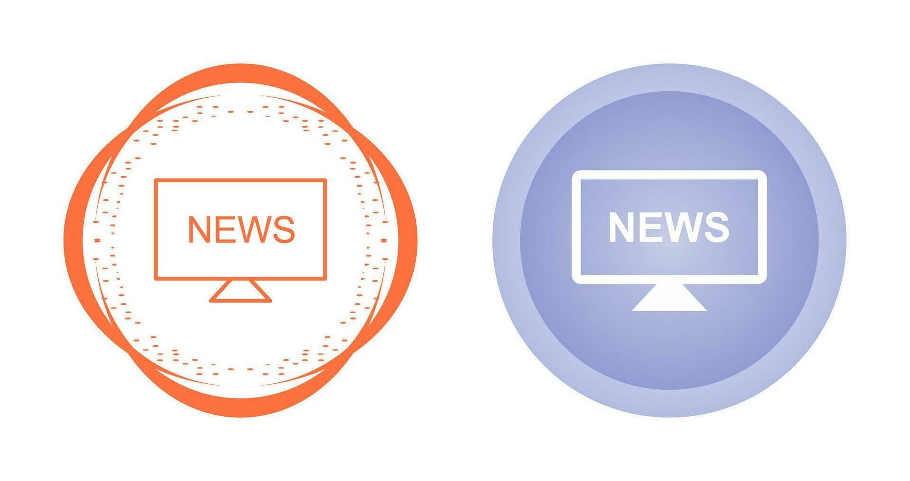 National News Vector Icon