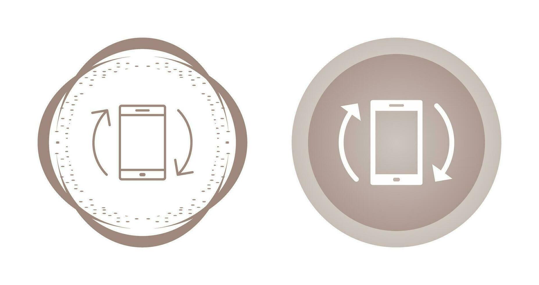 Auto rotation Vector Icon