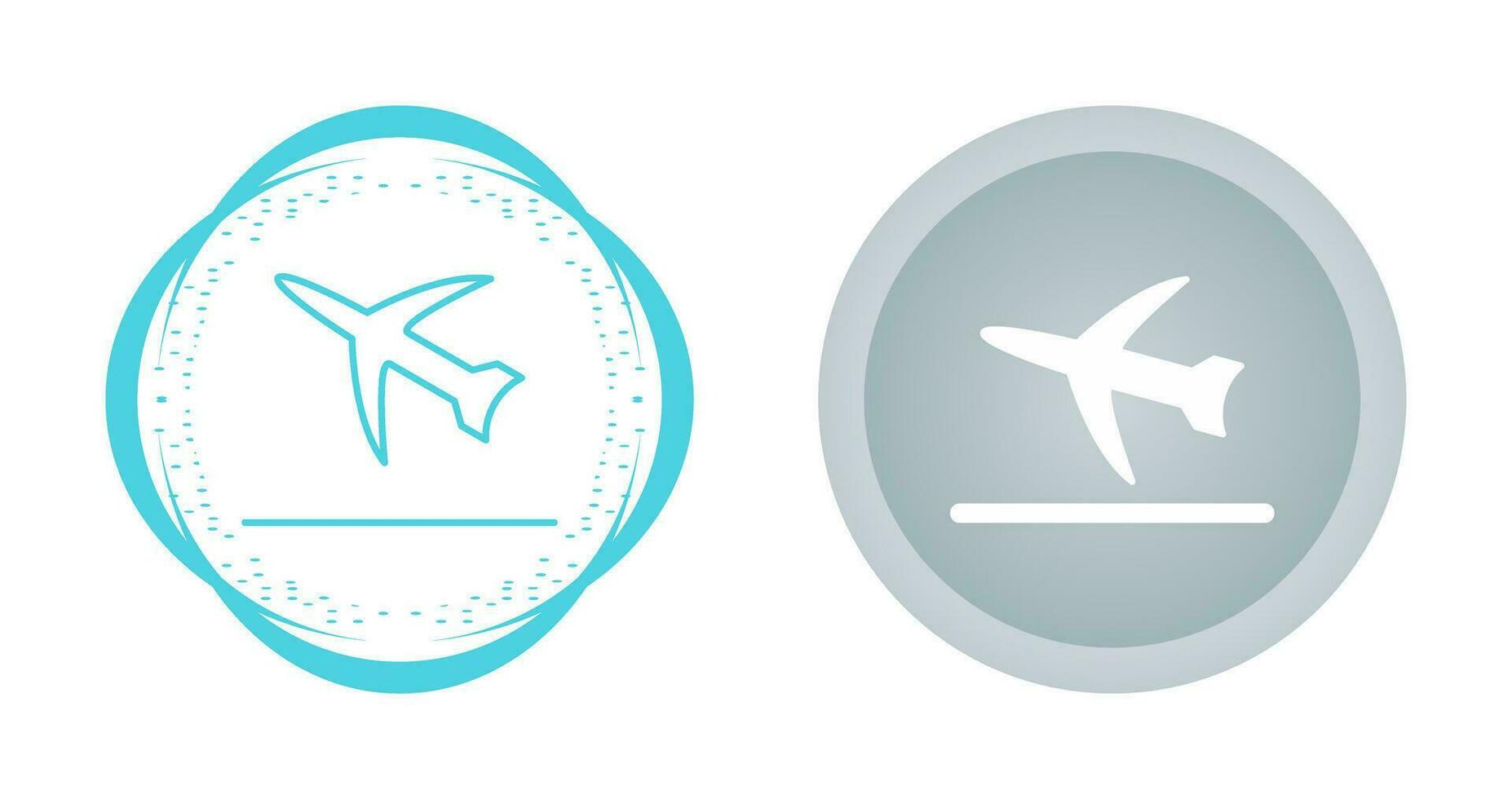 icono de vector de despegue de vuelo