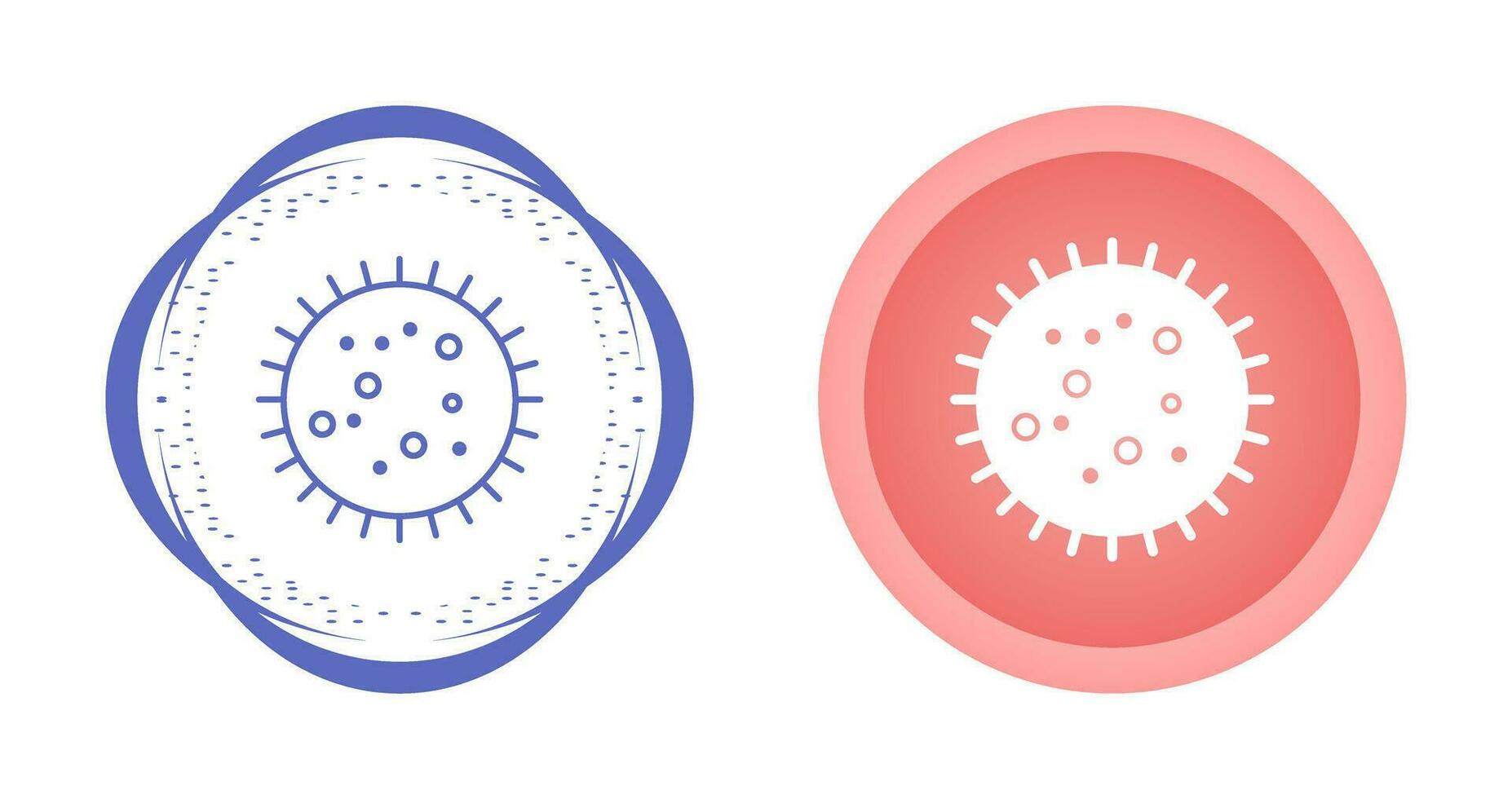 Bacteria in Slide Vector Icon