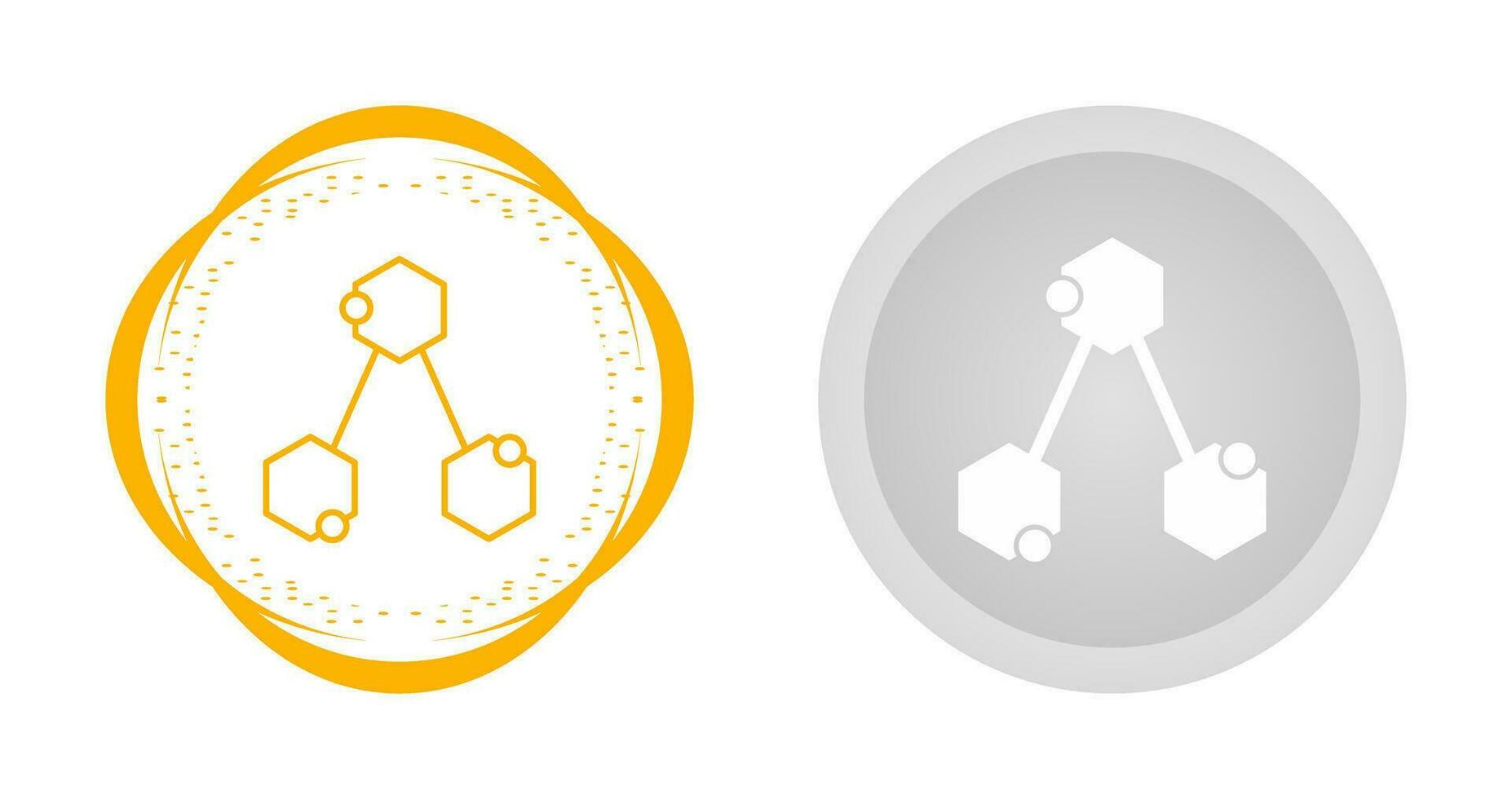 Chemical Structure Vector Icon