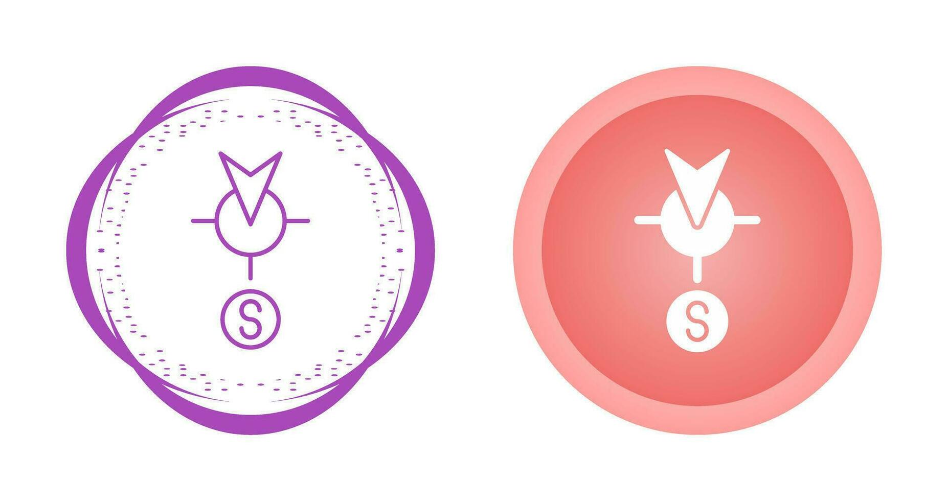 South Vector Icon