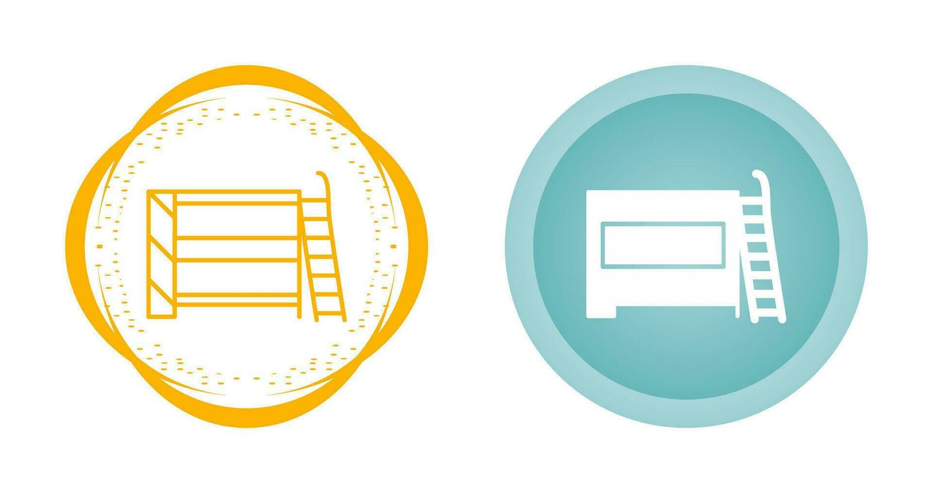 Bunk bed Vector Icon
