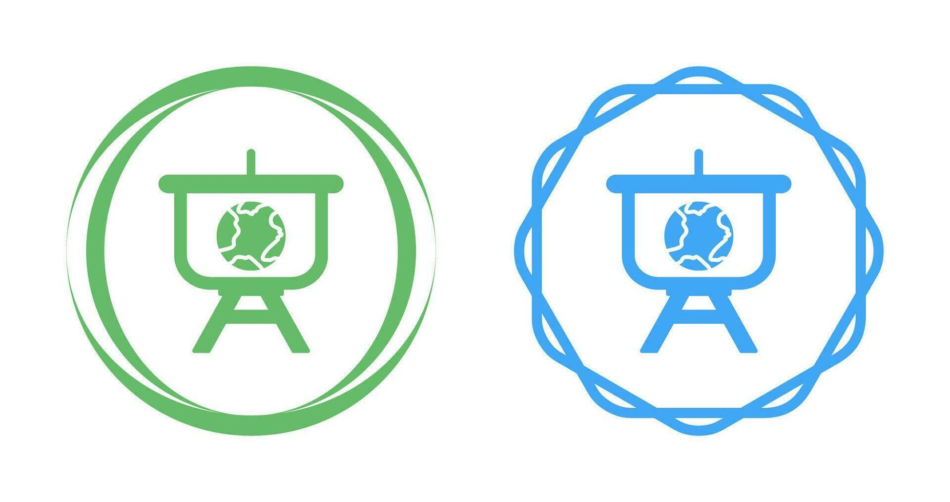 World Presentation Vector Icon