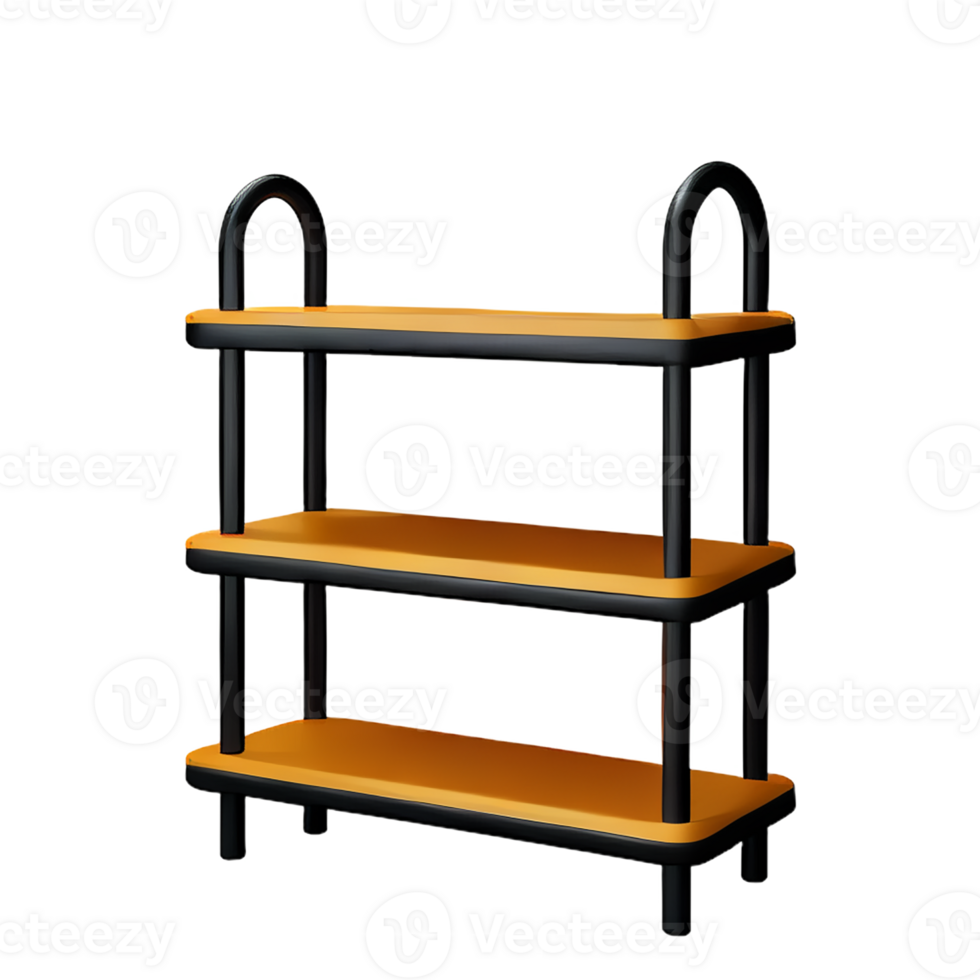 shelf 3d rendering icon illustration png