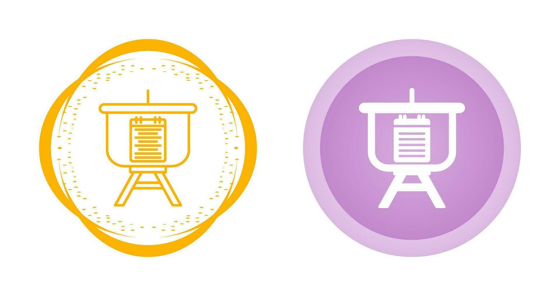 Menu Presentation Vector Icon