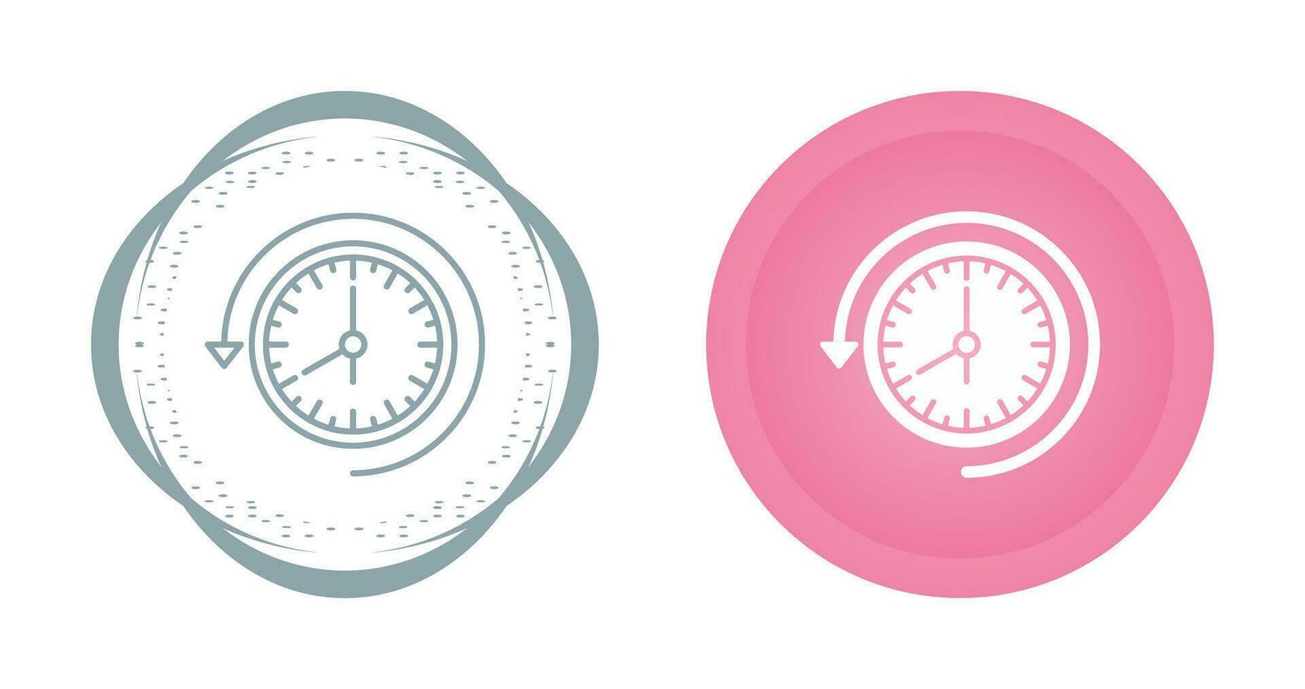 Past Time Vector Icon