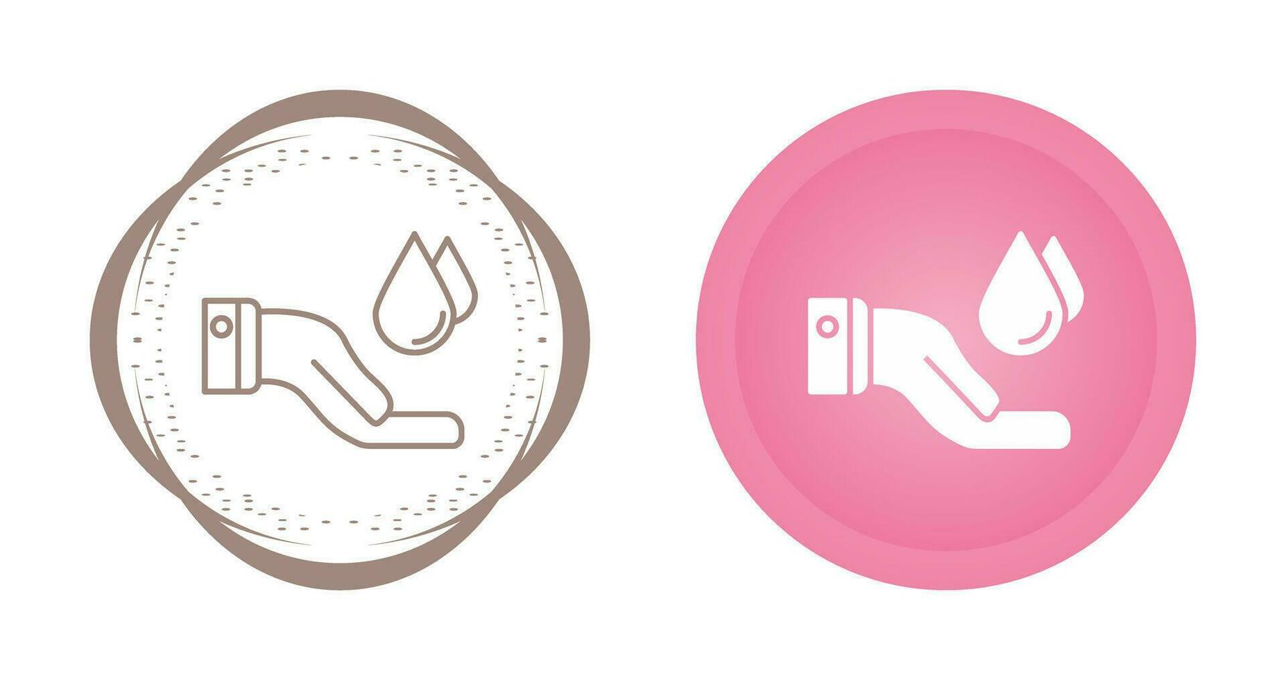 icono de vector de ahorro de agua