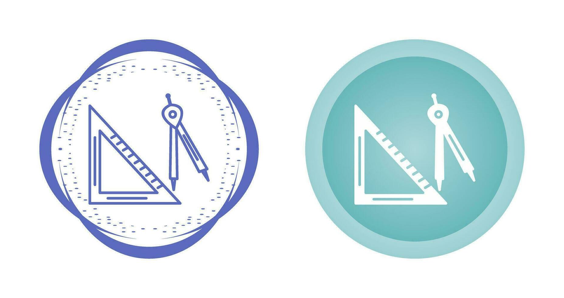 Set Square Vector Icon