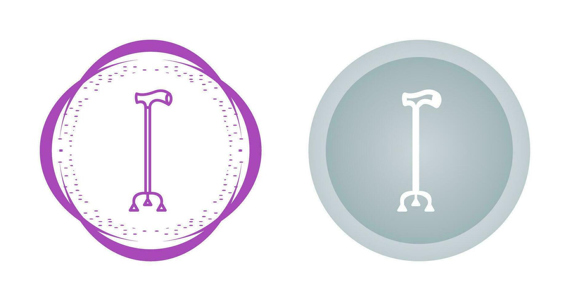 Walking Stick Vector Icon