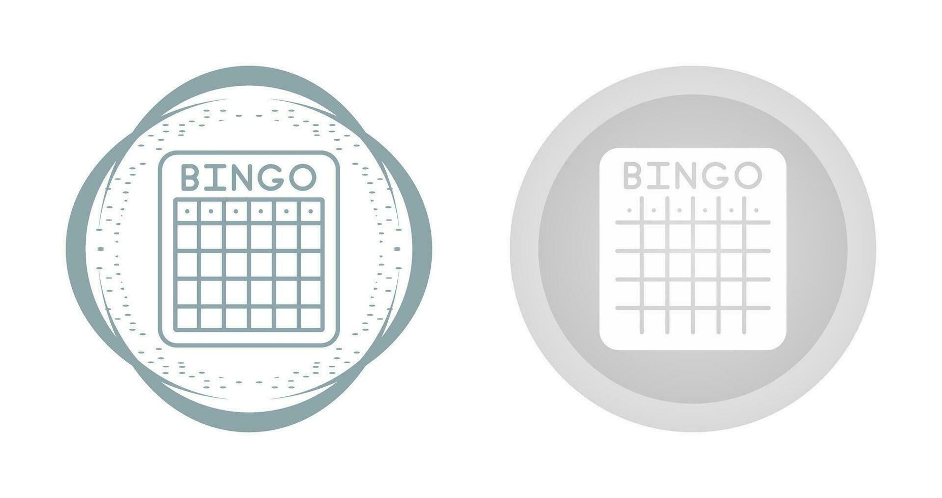 icono de vector de bingo