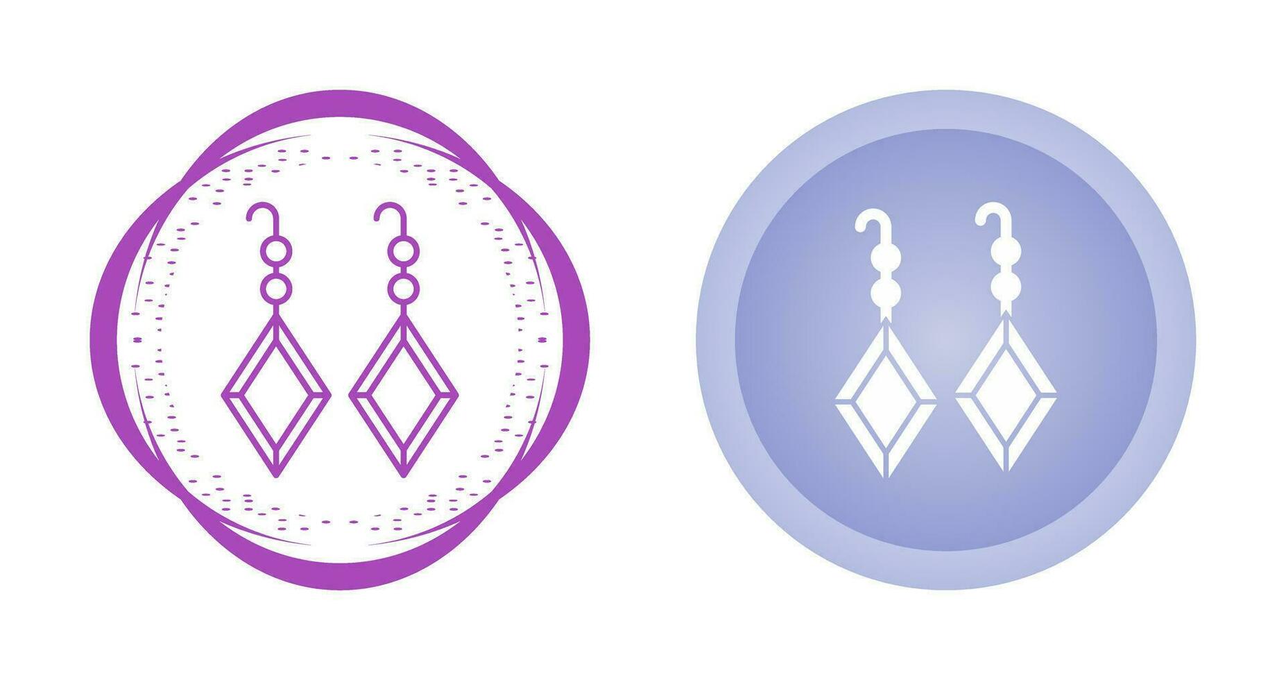 Earrings Vector Icon