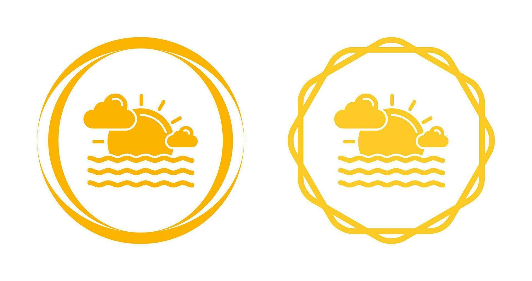 Sunset Vector Icon