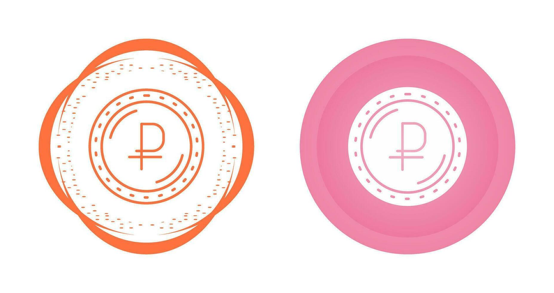 Ruble Currency Vector Icon