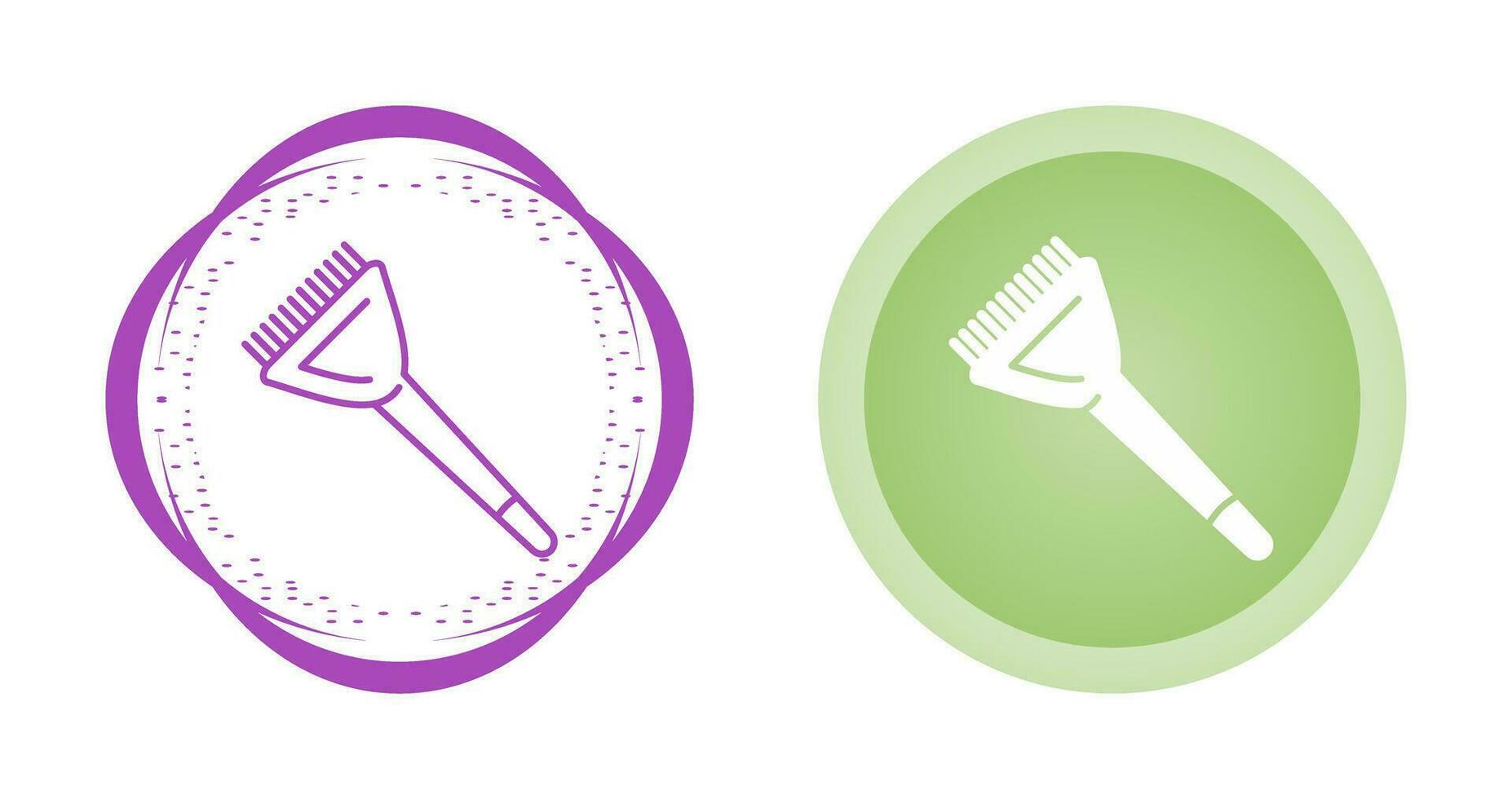 Hair Dye Brush Vector Icon