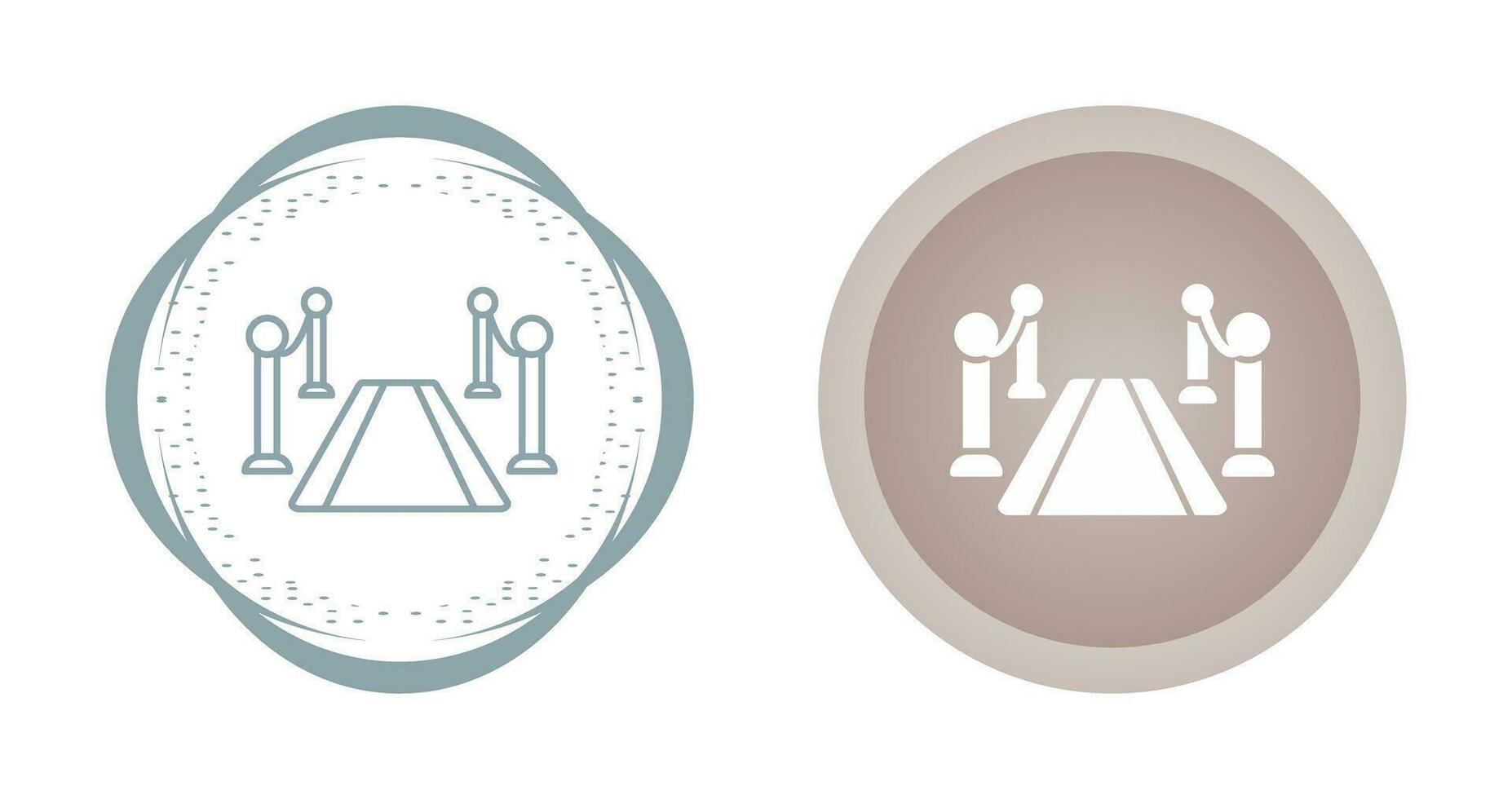 icono de vector de alfombra roja
