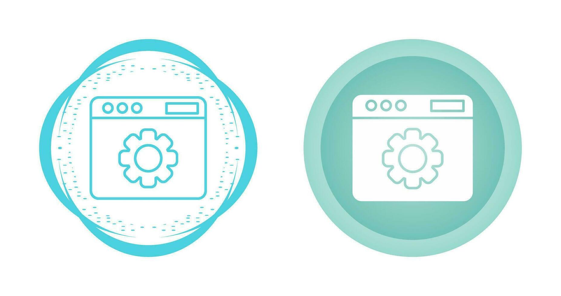 Web Settings Vector Icon