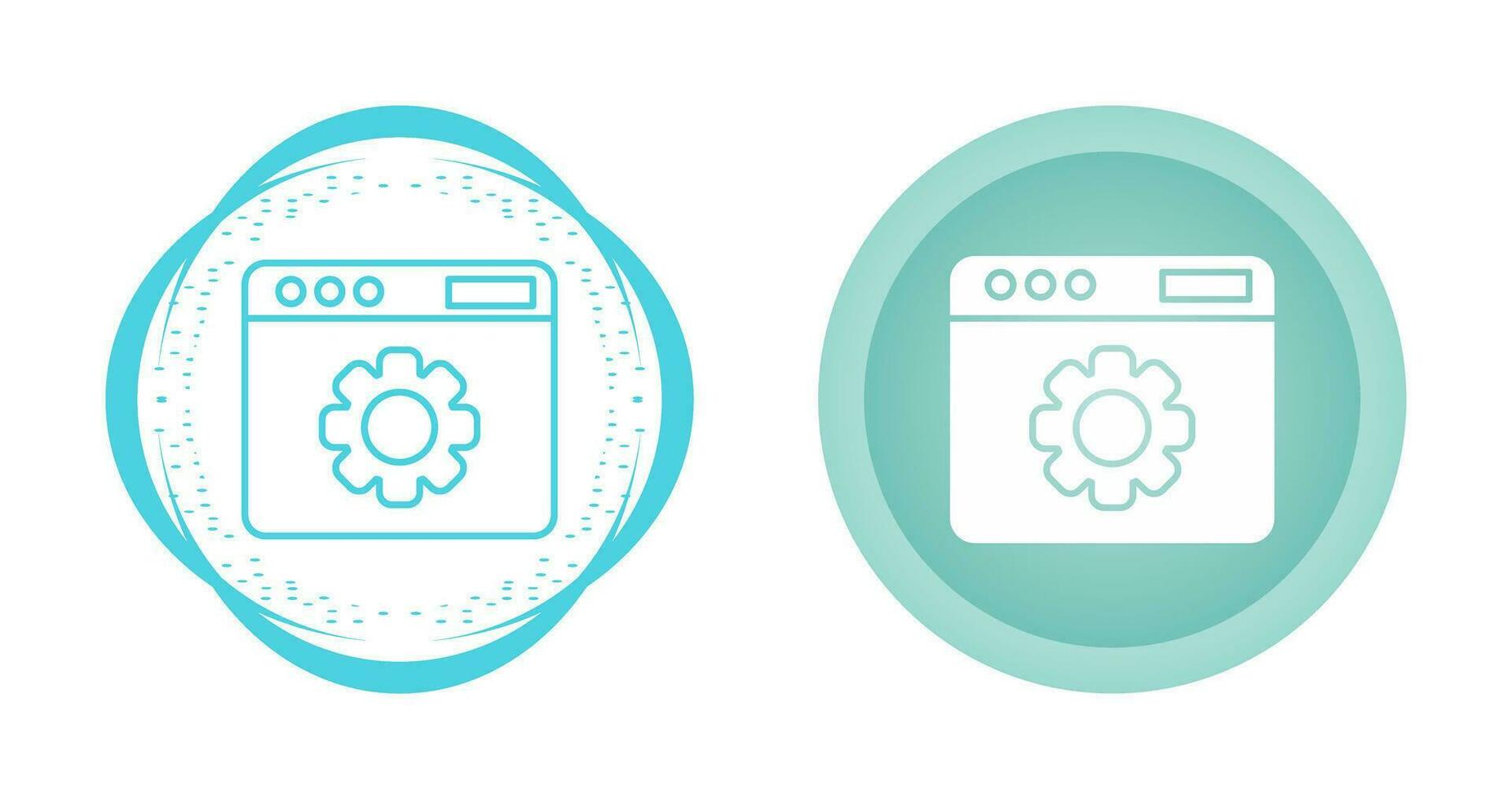 icono de vector de configuración web