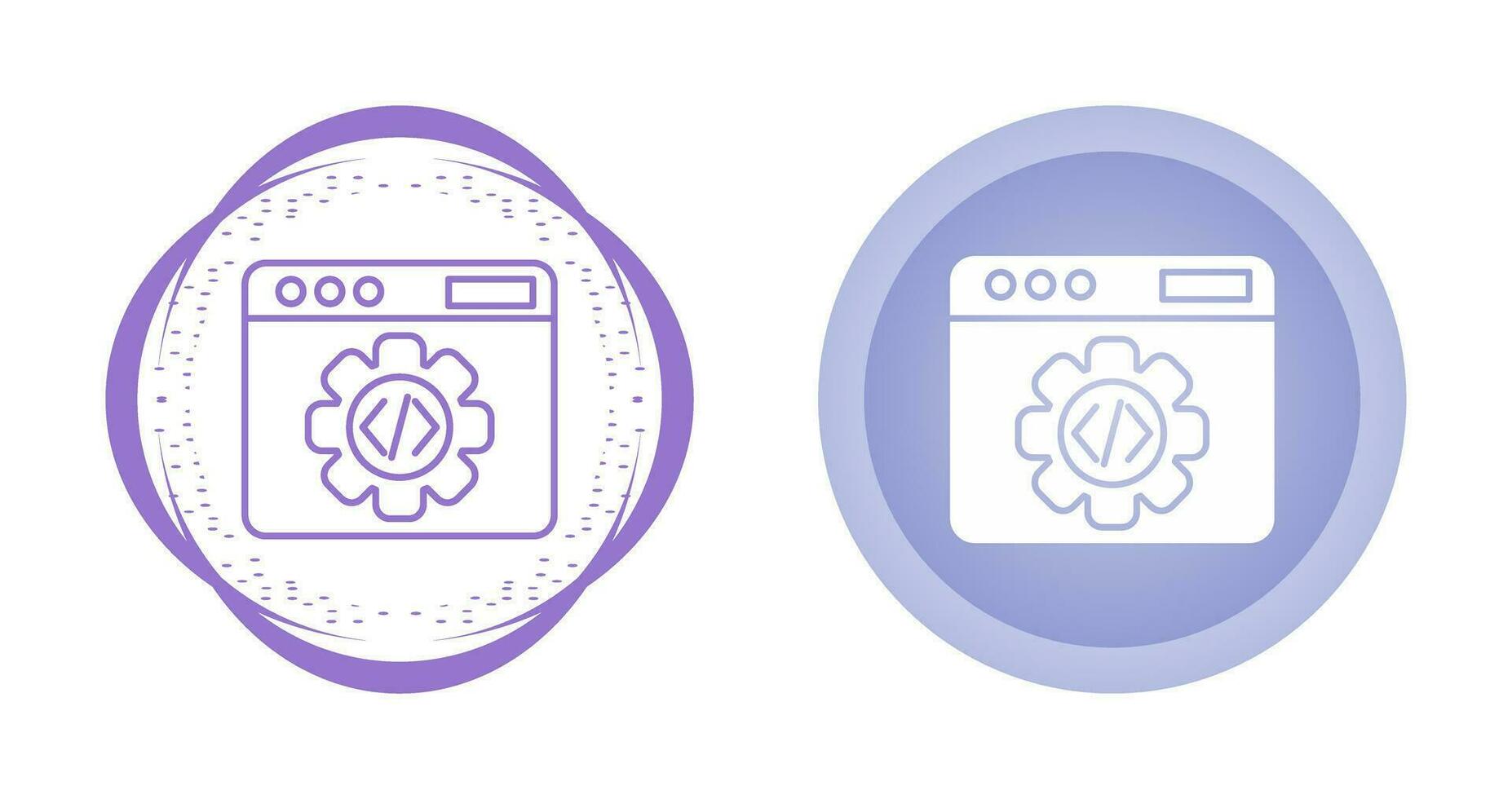 icono de vector de programación