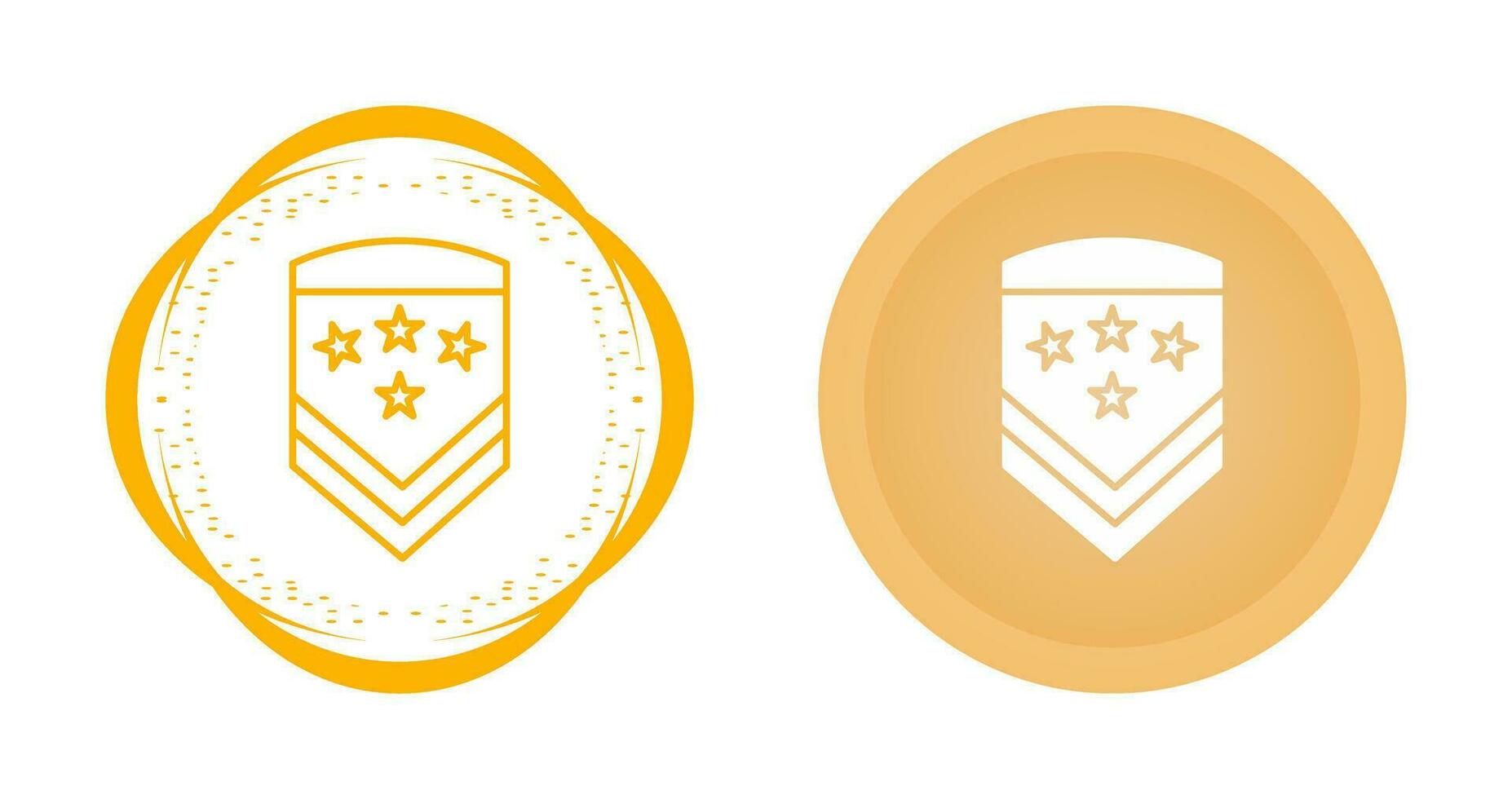 Military Badge Vector Icon