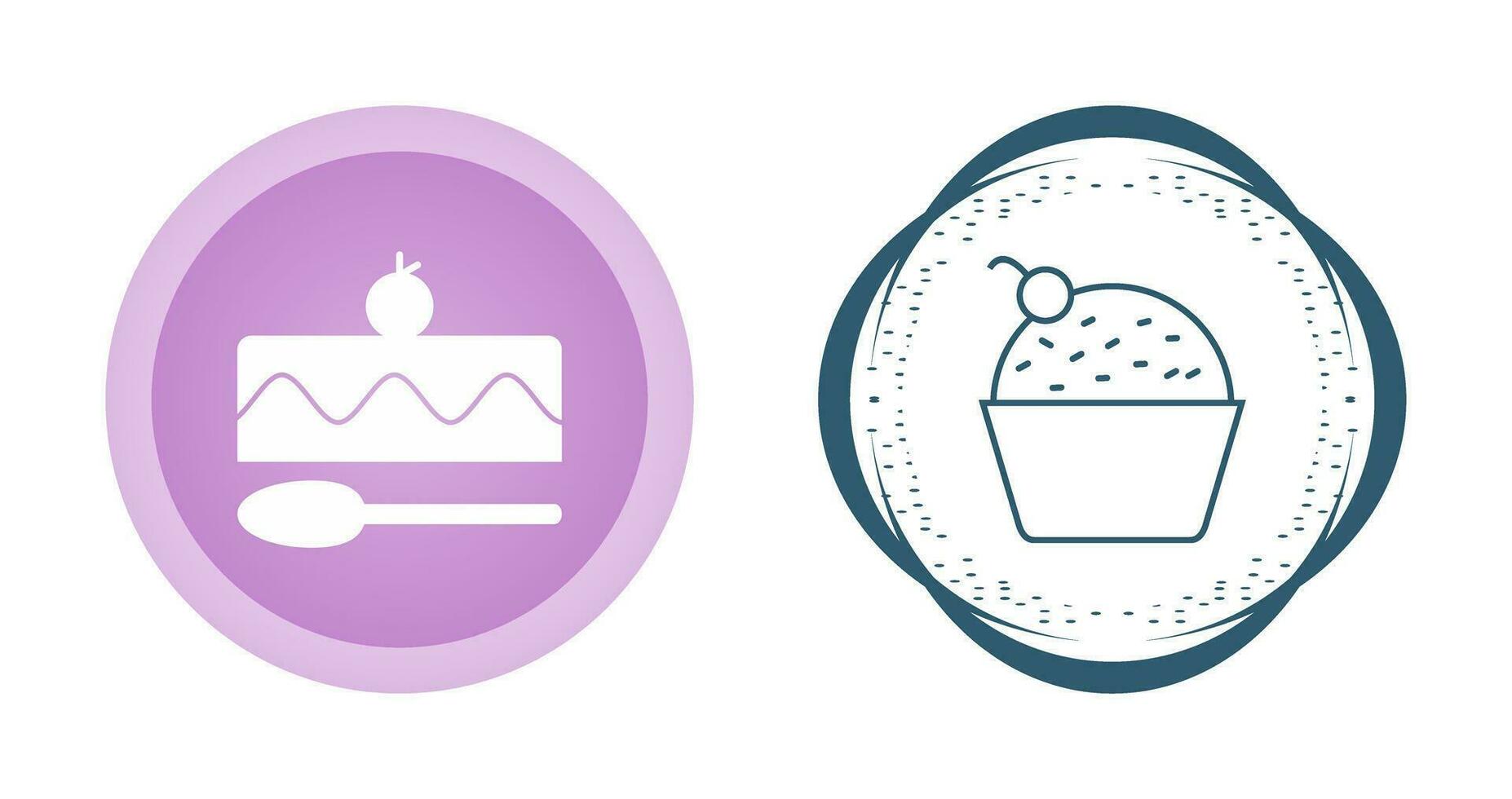 Chocolate Cupcake Vector Icon