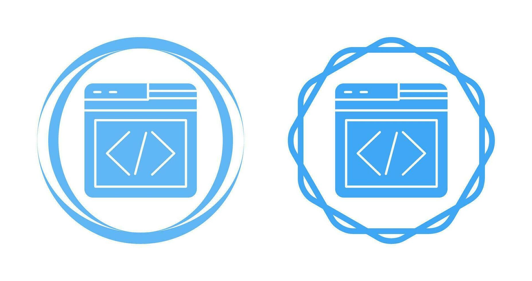 Web Programing Vector Icon