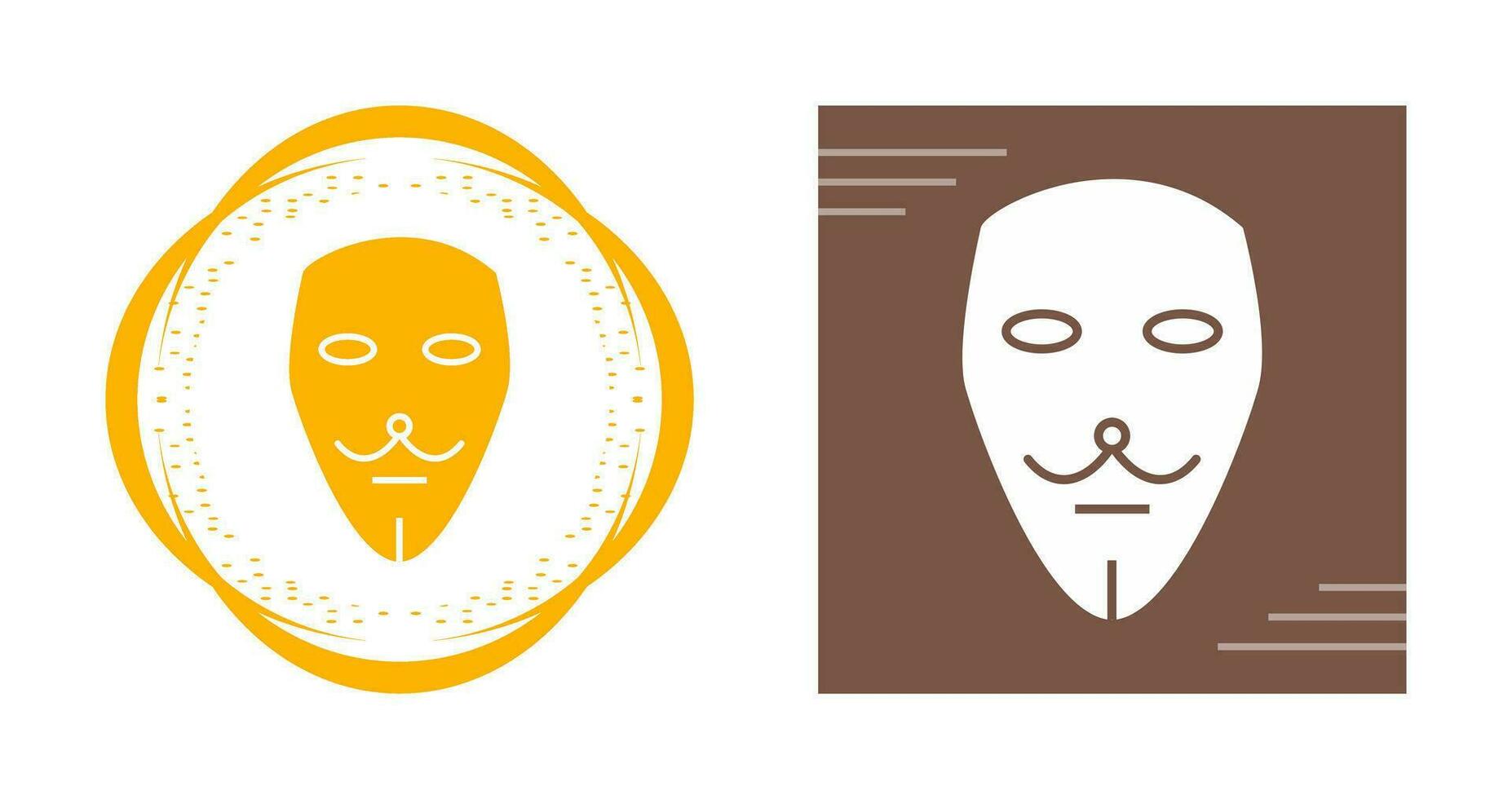 Two Masks Vector Icon