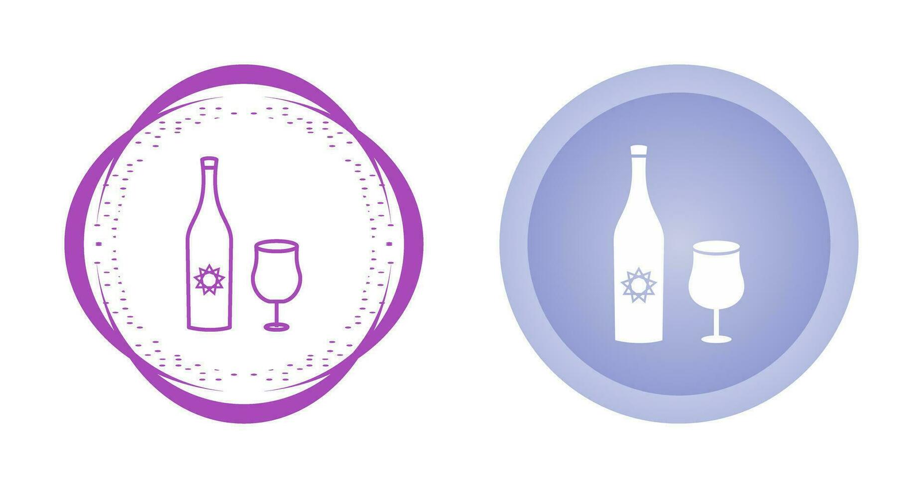 Goblet and Wine Vector Icon