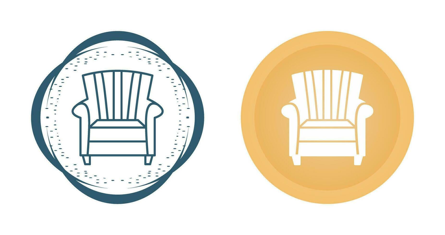 Single Sofa Vector Icon