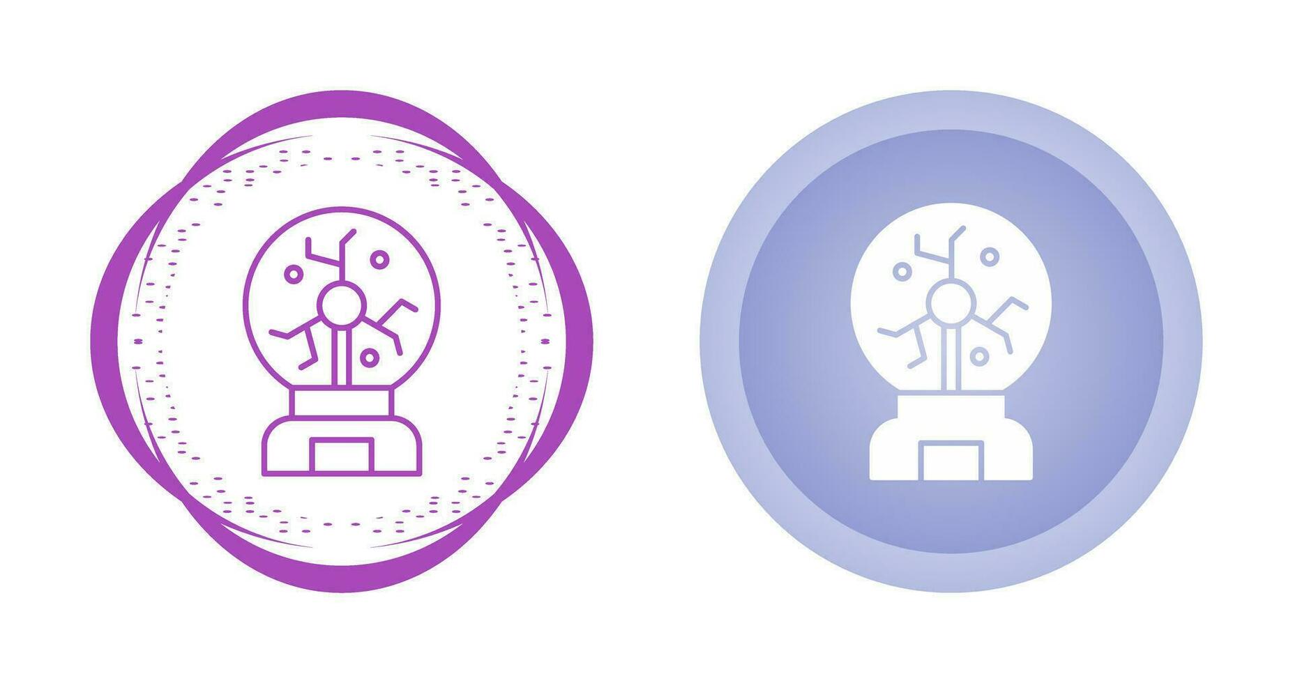 Plasma Ball Vector Icon
