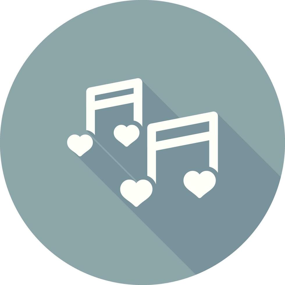 Romantic music Vector Icon