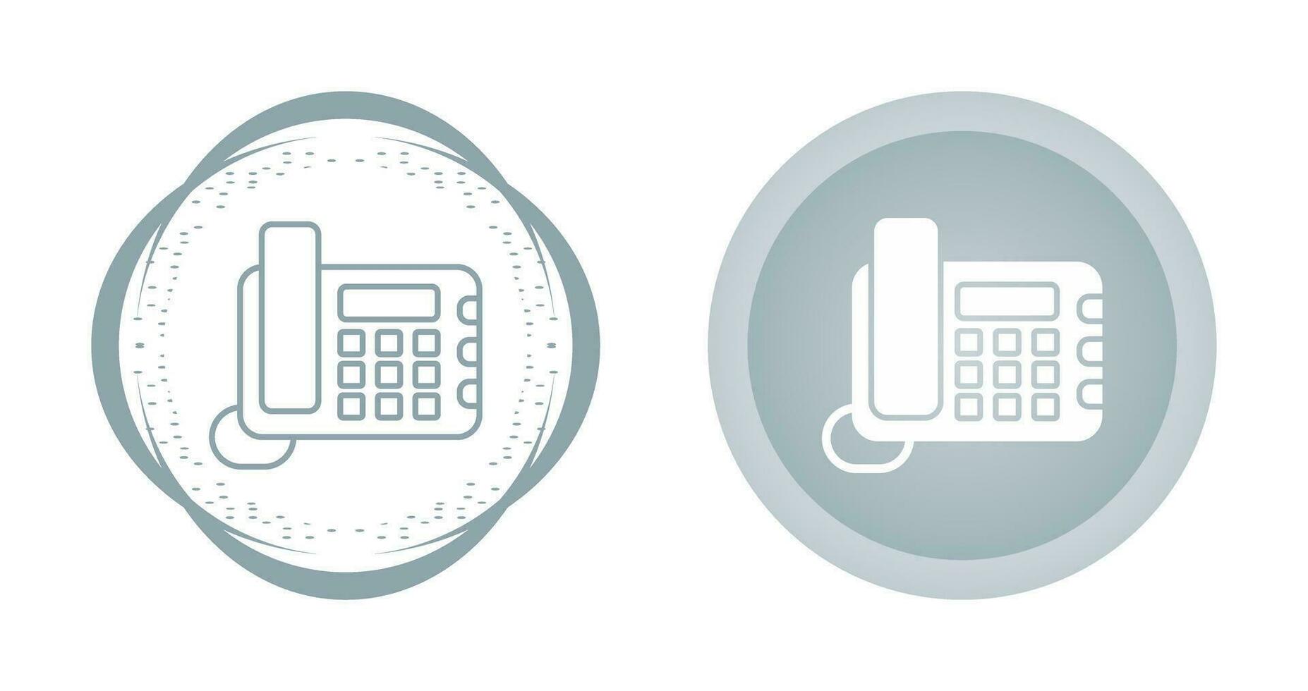 Land Line Phone Vector Icon