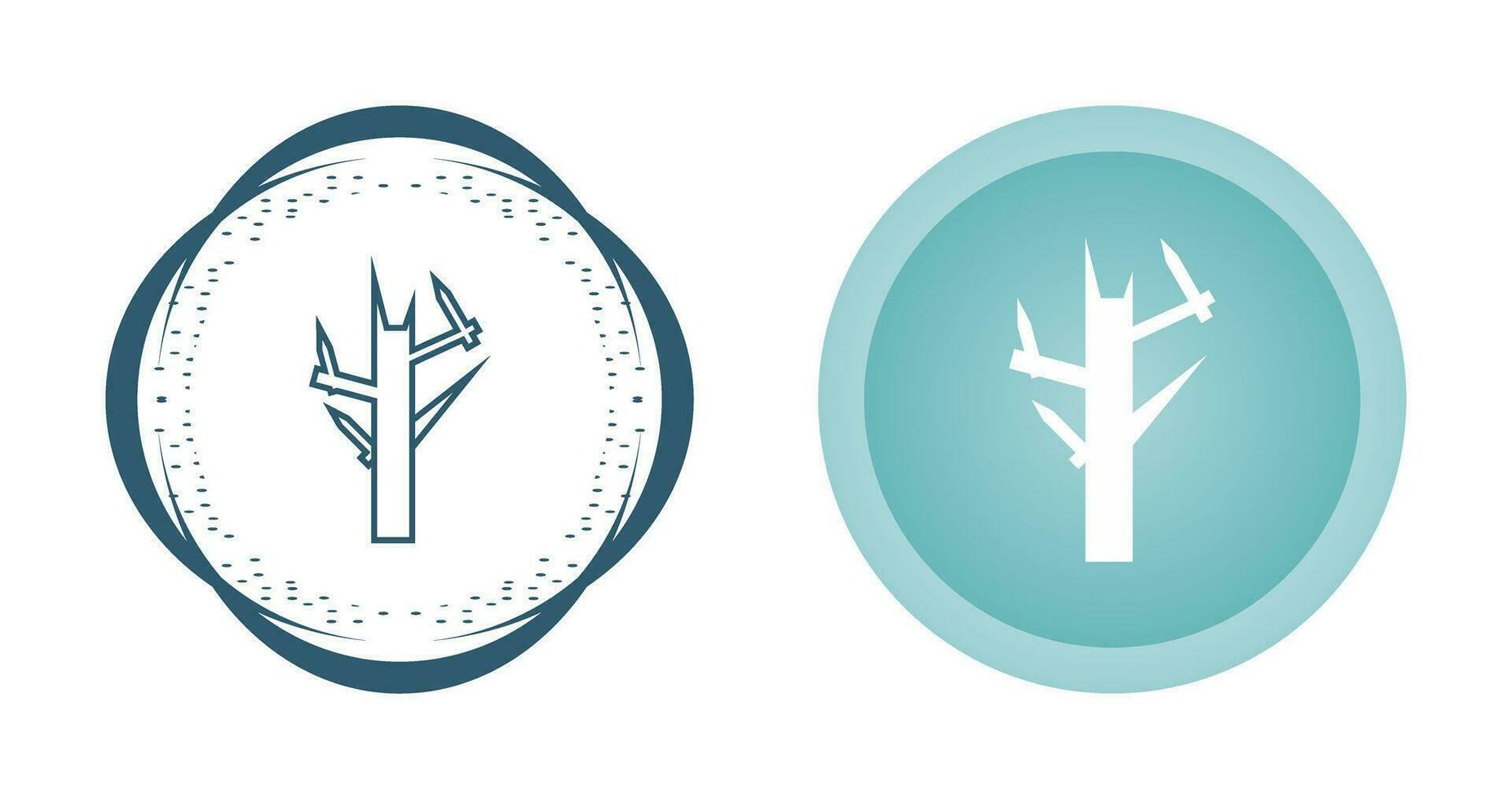 Tree with no leaves Vector Icon
