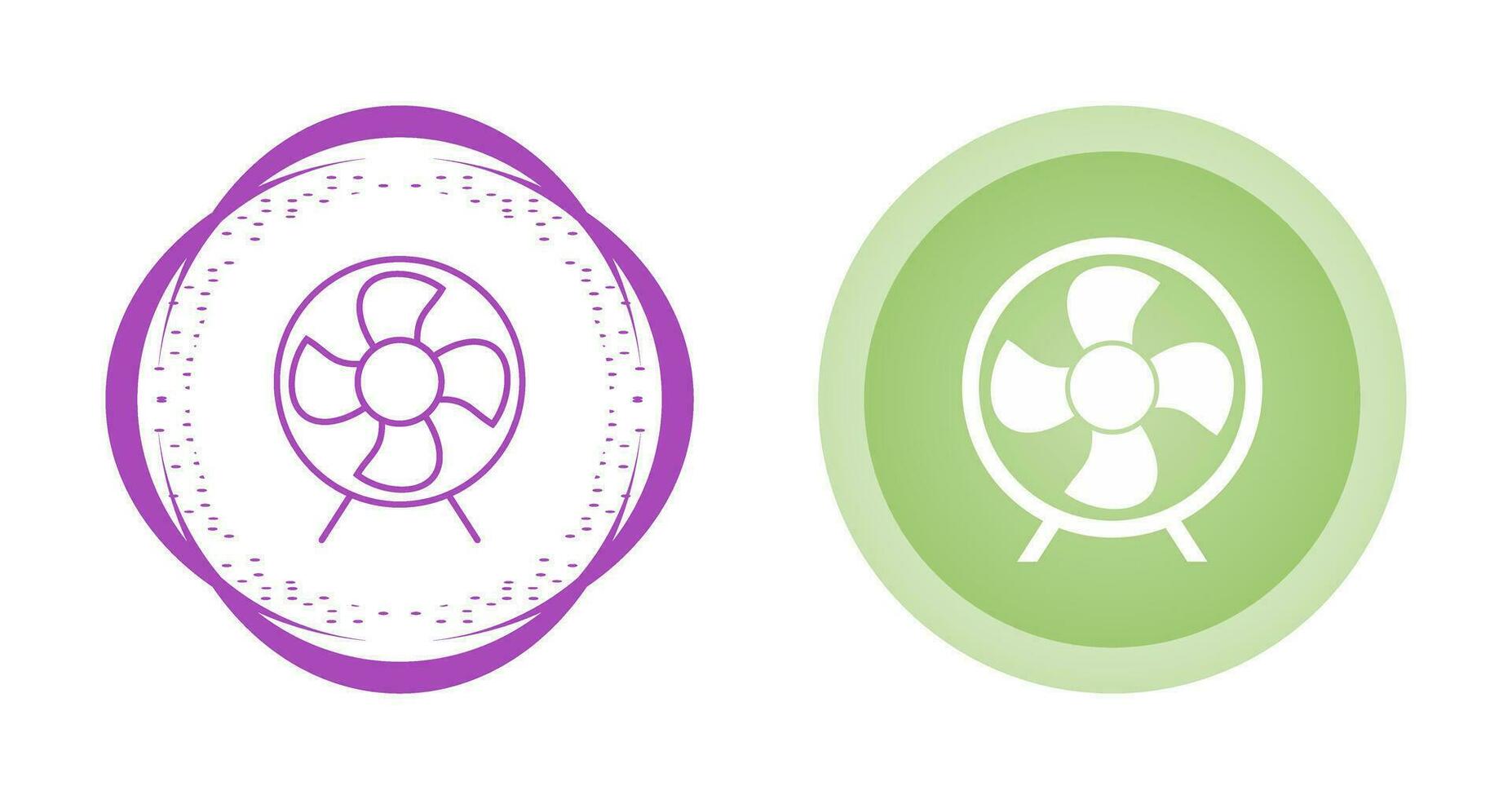 Electric Fan Vector Icon