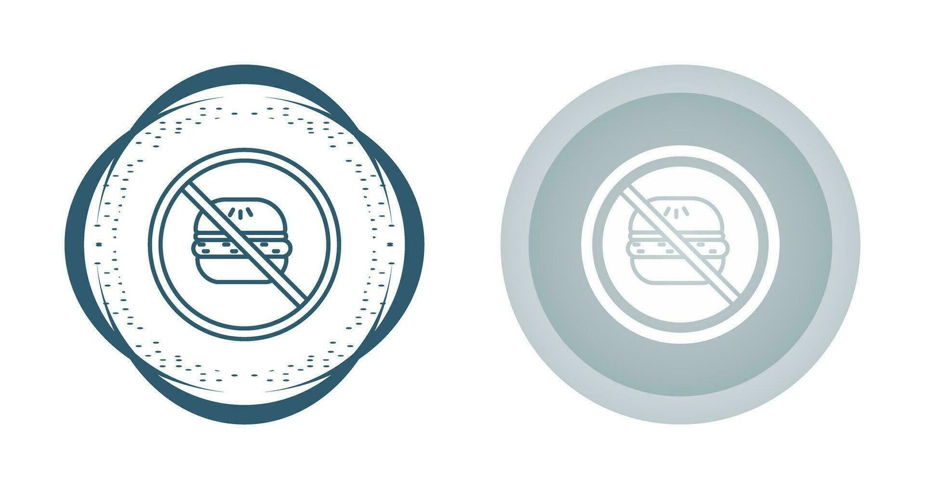 No Eating Vector Icon