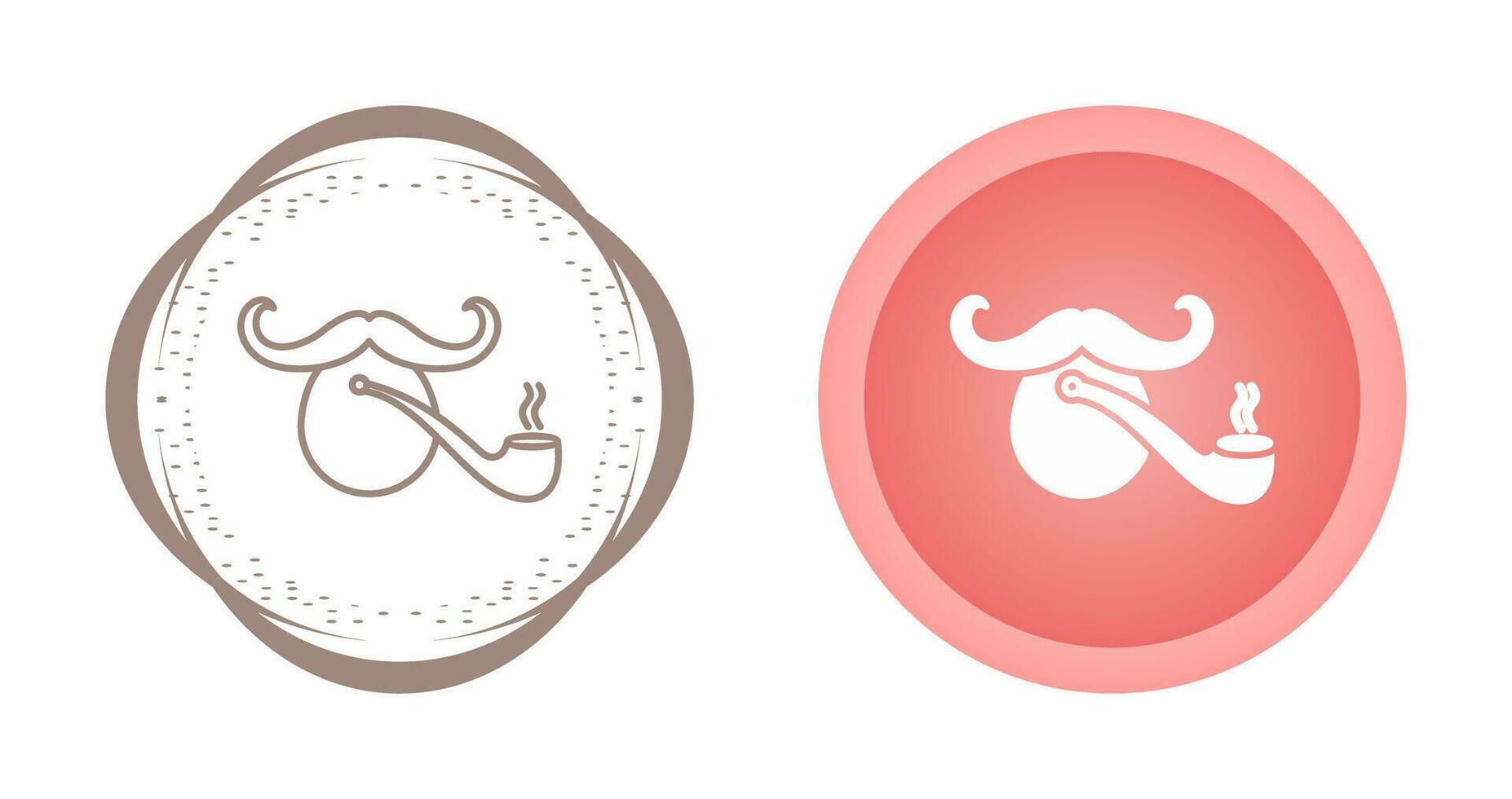 Pirate with Smoking Pipe Vector Icon