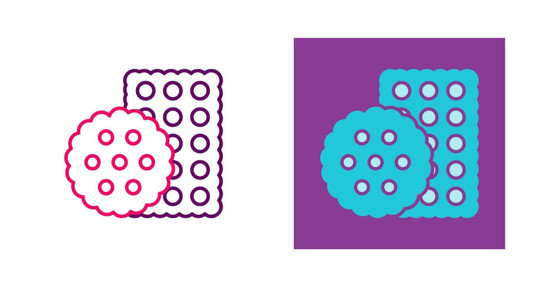 Biscuit Vector Icon