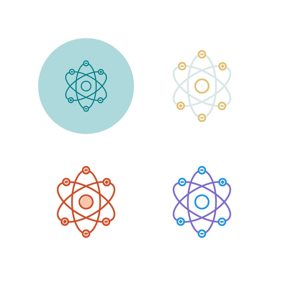 Atom Structure Vector Icon