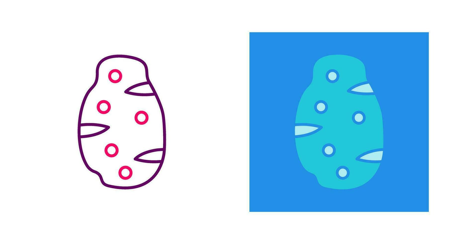 Potato Vector Icon