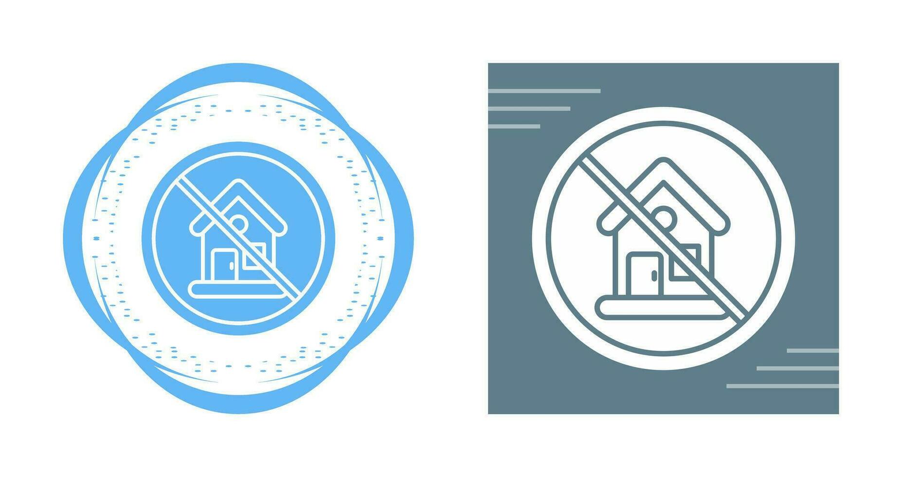 No House Vector Icon