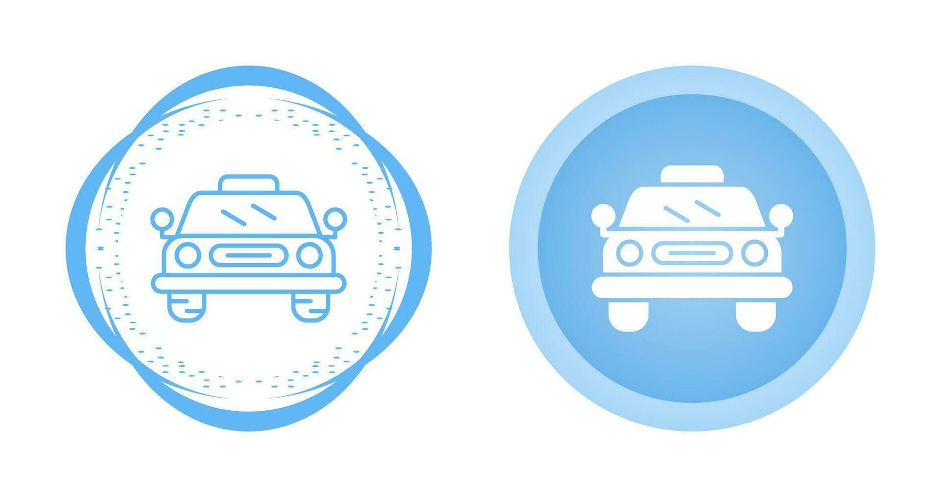 icono de vector de taxi