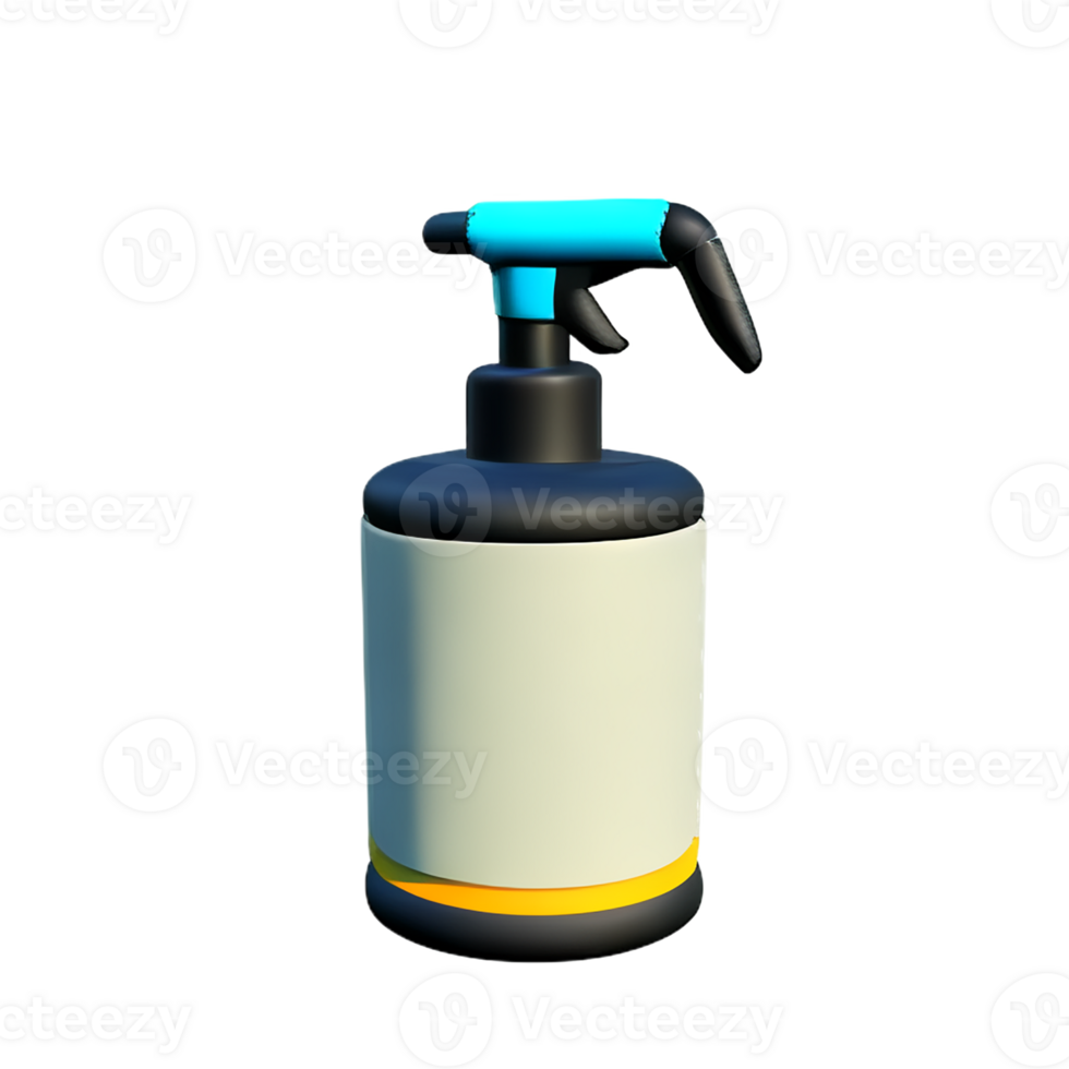 spray 3d rendering icon illustration png