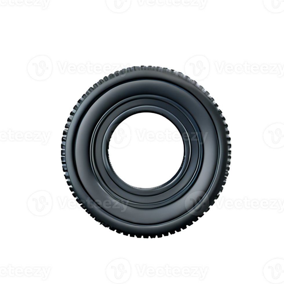 tire 3d rendering icon illustration png
