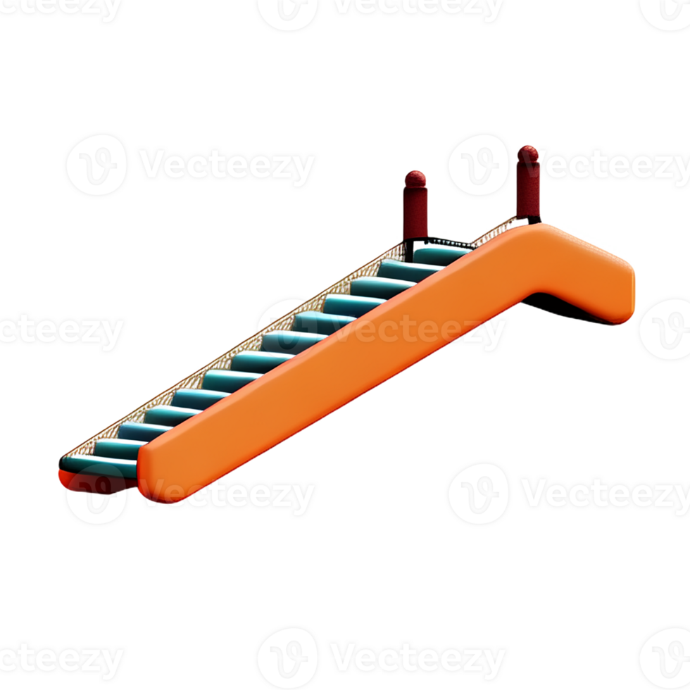 stairs 3d rendering icon illustration png