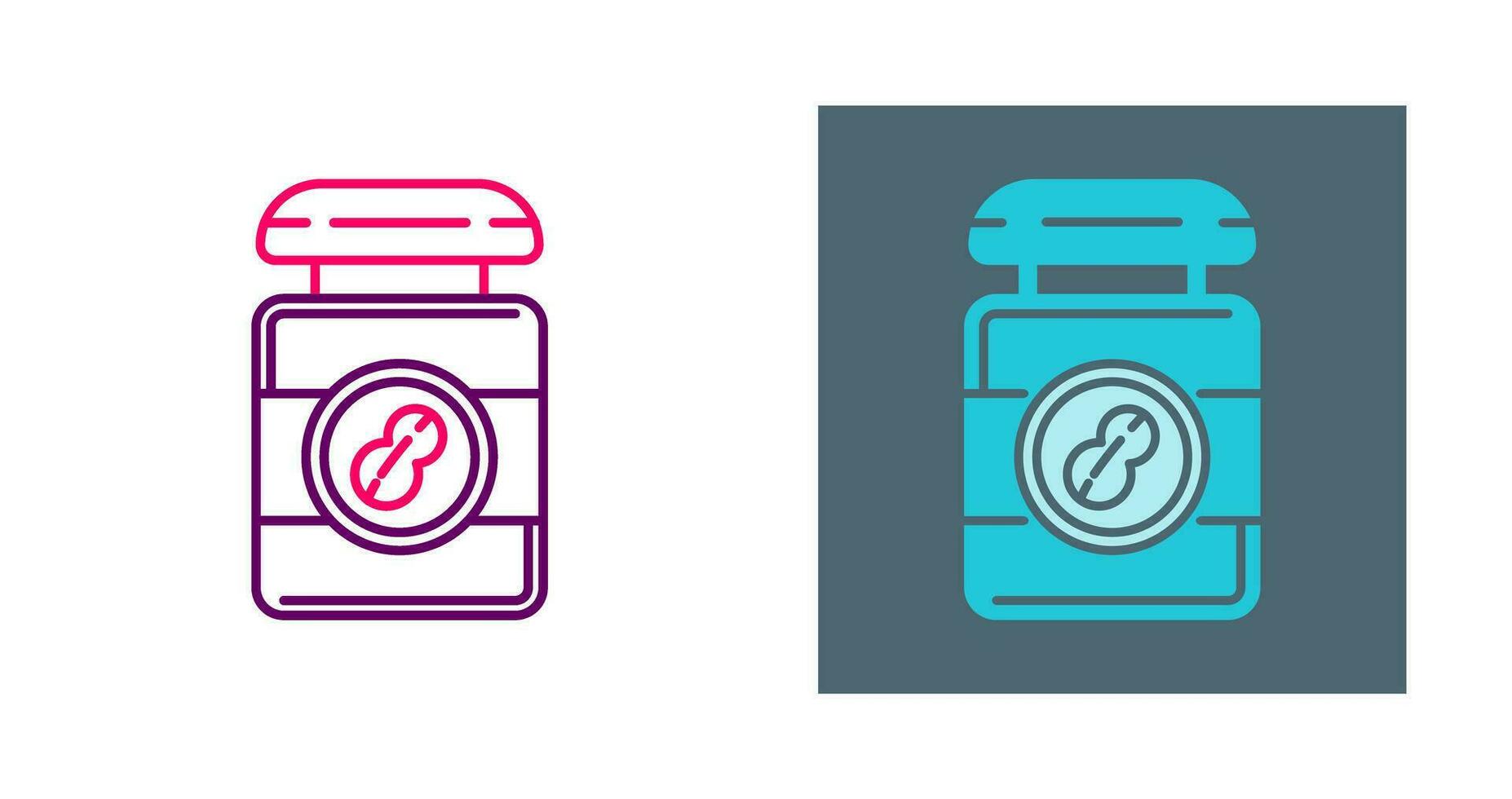Peanut Butter Vector Icon