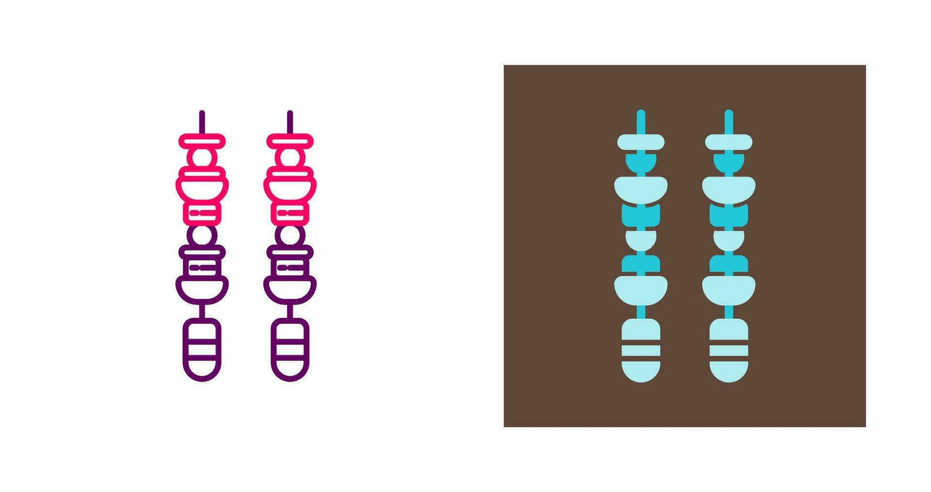 Skewer Vector Icon