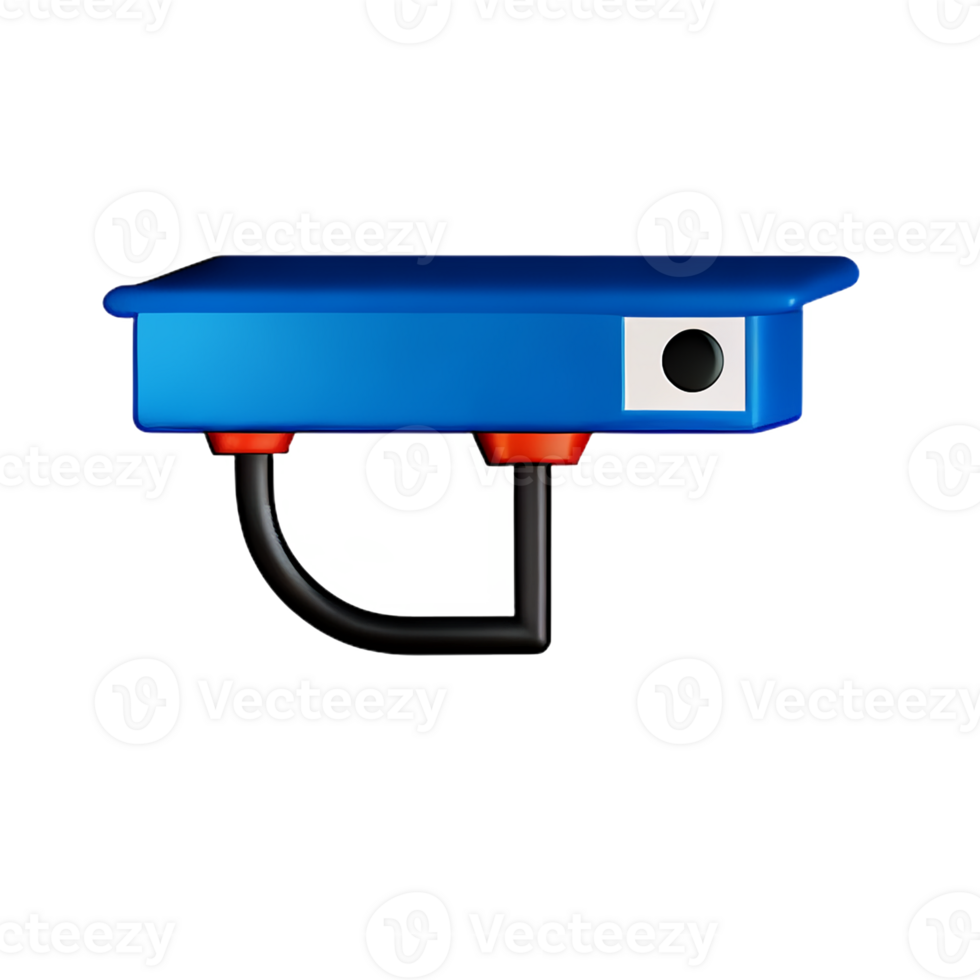 cctv 3d rendering icon illustration png